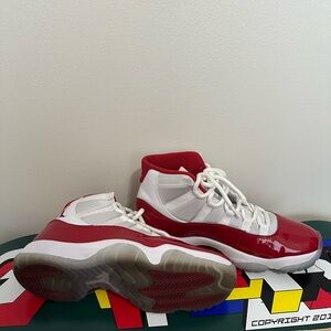 Jordan Sneakers Red and White
